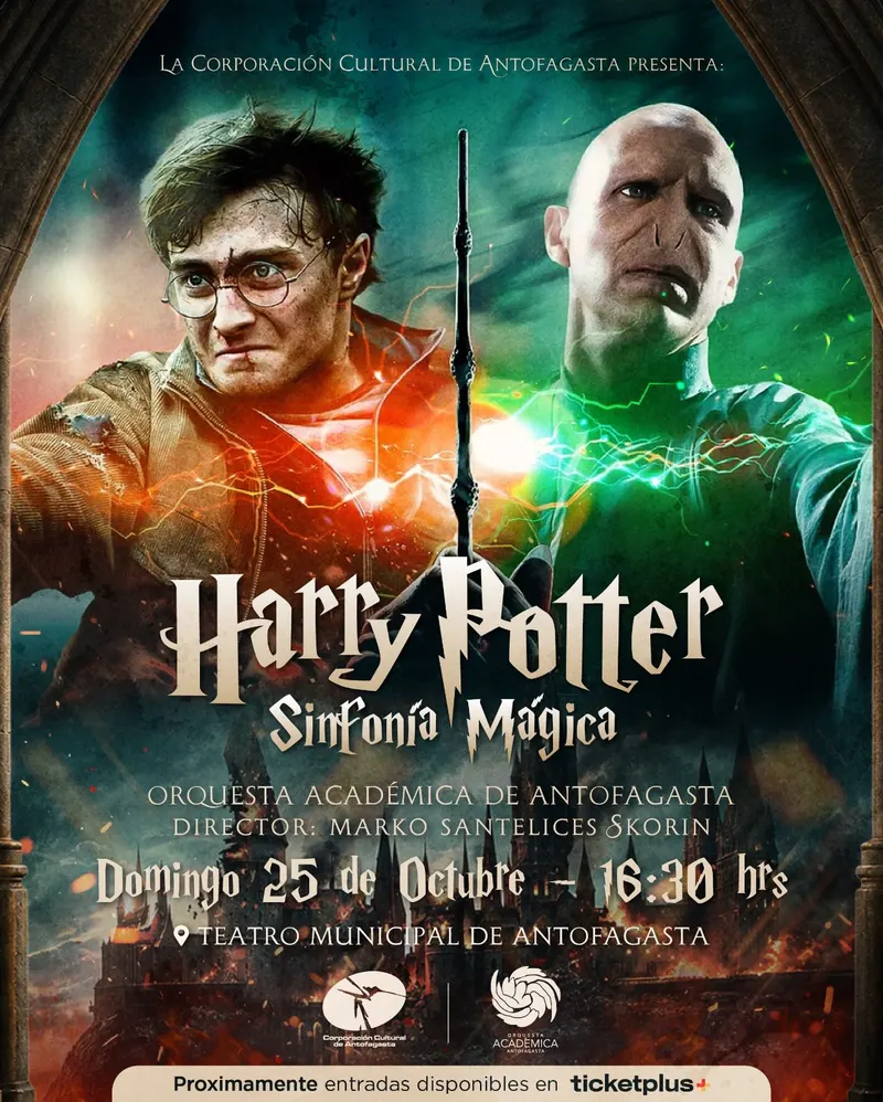 Harry Potter: Sinfonía Mágica - Musica y Show en Vivo en Antofagasta