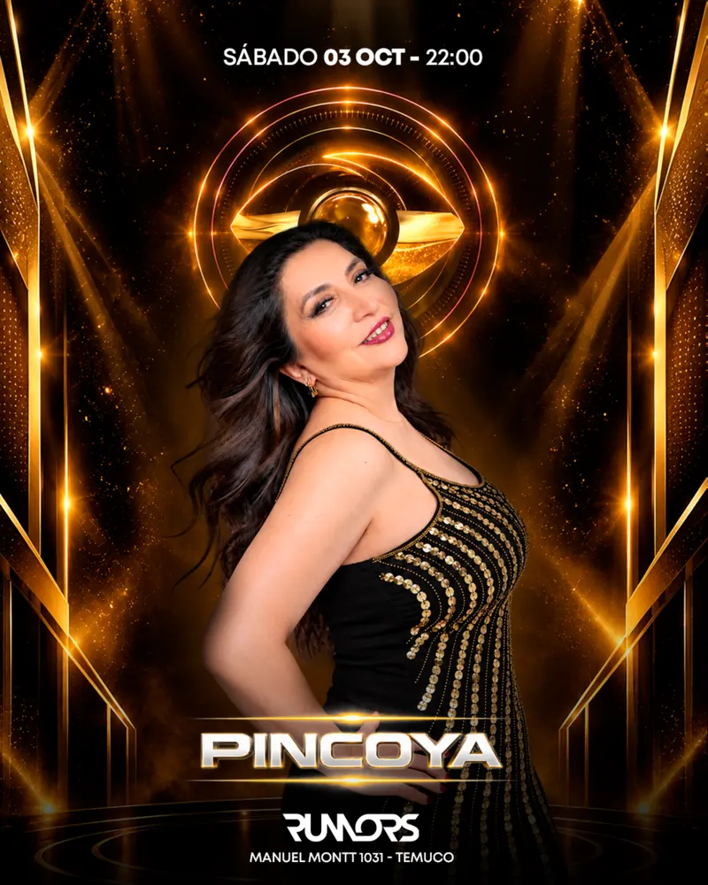 Pincoya llega a Rumors Club - Fiestas y Comida en Temuco