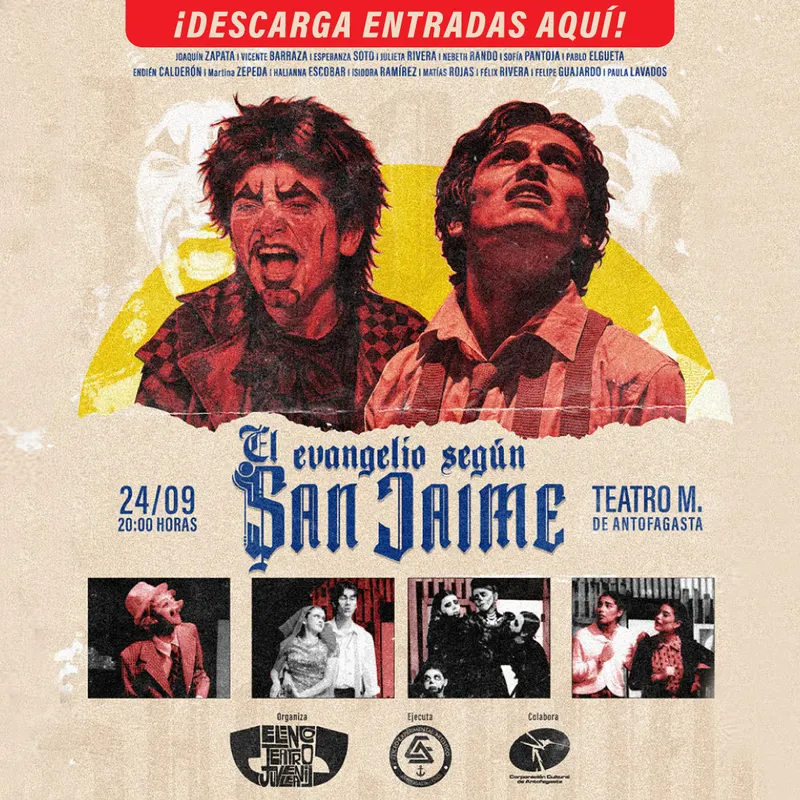 El evangelio según san Jaime en el Teatro Municipal - Arte y Cultura en Antofagasta