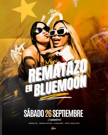 Rematazo 90-2000's en Blue Moon - Fiestas y Comida en Coquimbo
