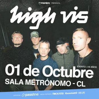 High Vis toca en vivo en Sala Metrónomo - Musica y Show en Vivo en Recoleta