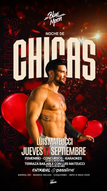 Noche de Chicas con Luis Mateucci - Fiestas y Comida en Coquimbo