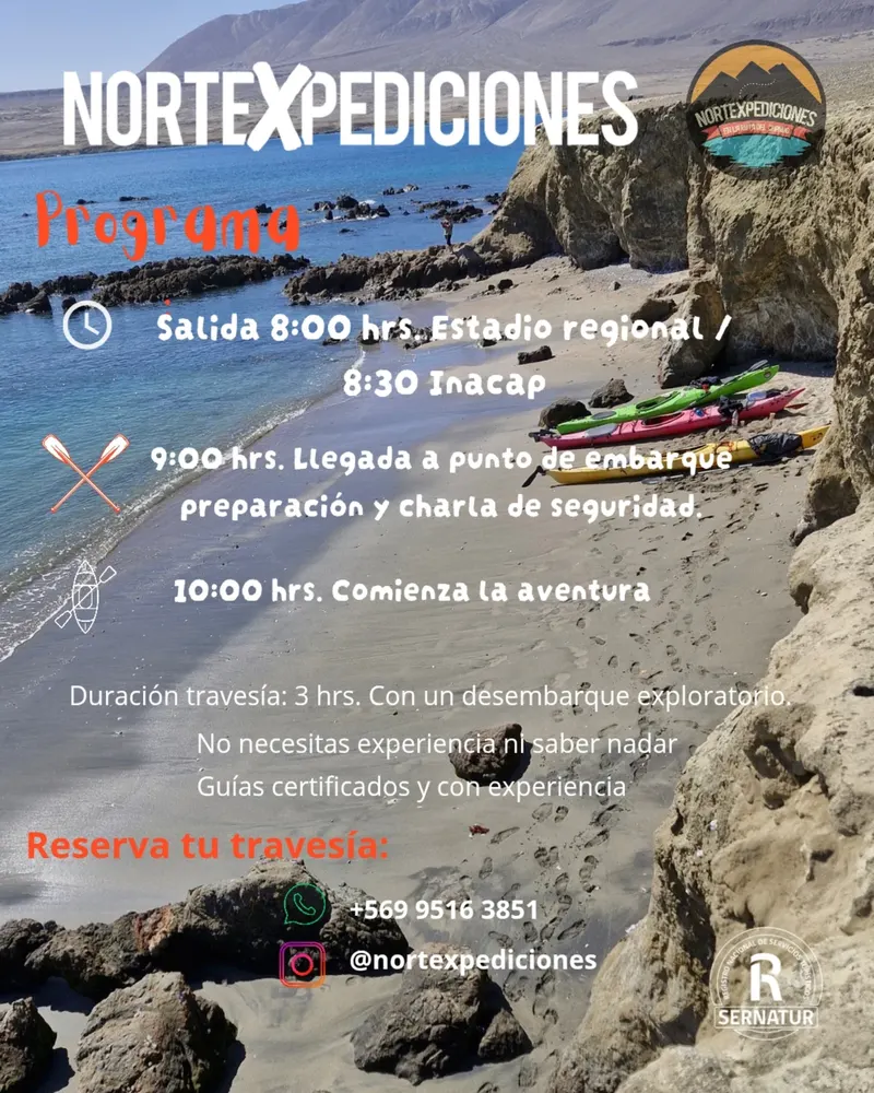 Travesía Isla Santa María - Deporte y Bienestar en Antofagasta