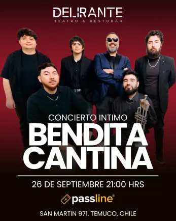 Bendita Cantina debuta en Temuco - Musica y Show en Vivo en Temuco