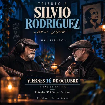 Tributo a Silvio Rodríguez en La Serena - Musica y Show en Vivo en La Serena