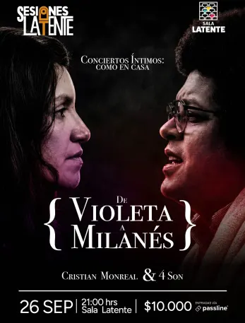 De Violeta a Milanés: sesión tributo - Musica y Show en Vivo en La Serena