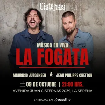 La Fogata: Jean-Philippe y Mauricio Jürgensen en vivo - Fiestas y Comida en La Serena