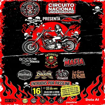 Circuito Nacional Underground en La Serena - Fiestas y Comida en La Serena