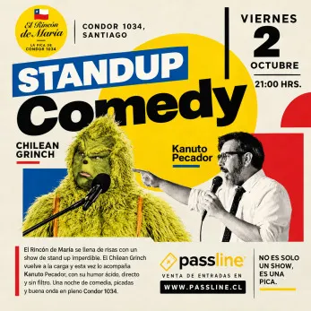 Grinch Comedy: risas para cerrar la semana - Arte y Cultura en Santiago