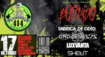 Bushido en vivo en Espacio 414 - Musica y Show en Vivo en La Serena