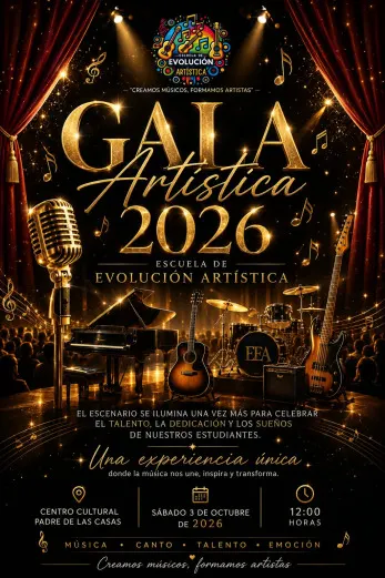 Gala Artística EDEA 2026 - Fiestas y Comida en Padre Las Casas