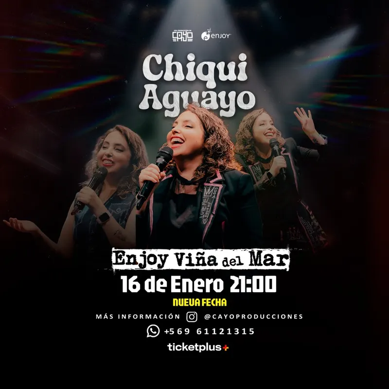Stand-up de Chiqui Aguayo en Enjoy Viña del Mar - Arte y Cultura en Viña del Mar