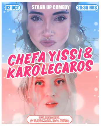 Karo Lecaros y Chefa Yissi: noche de stand up - Arte y Cultura en Santiago