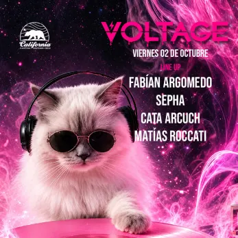 Voltage vol 1 en California Cantina - Fiestas y Comida en Providencia