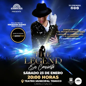 The Legend: el concierto, en Temuco - Musica y Show en Vivo en Temuco