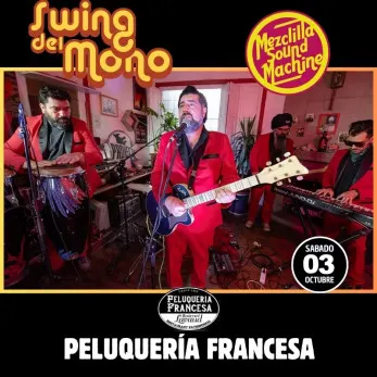 El Swing del Mono y Mezclilla Sound Machine en vivo - Fiestas y Comida en Santiago