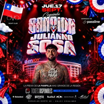 Julianno Sosa en vivo en Ovo Coquimbo - Musica y Show en Vivo en Coquimbo