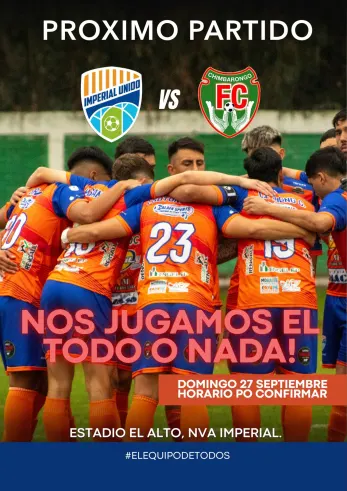 Imperial Unido enfrenta a FC Chimbarongo - Deporte y Bienestar en Nueva Imperial