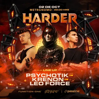 Harder Internacional vuelve a Sala Metrónomo - Musica y Show en Vivo en Recoleta
