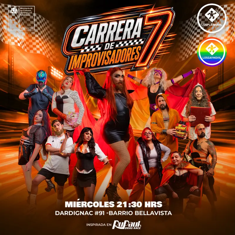 Carrera de Improvisadores 7 en el Teatro Lospleimovil - Arte y Cultura en Recoleta
