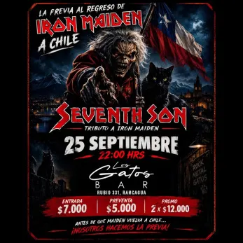 Previa Iron Maiden en Bar Los Gatos - Fiestas y Comida en Rancagua