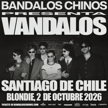 Bandalos Chinos presenta Vandalos en Blondie - Musica y Show en Vivo en Santiago